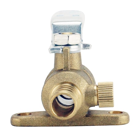 Apollo 1/2 in. Brass PEX Barb Ball Valve with Drain and Mounting Pad APXV12WD
